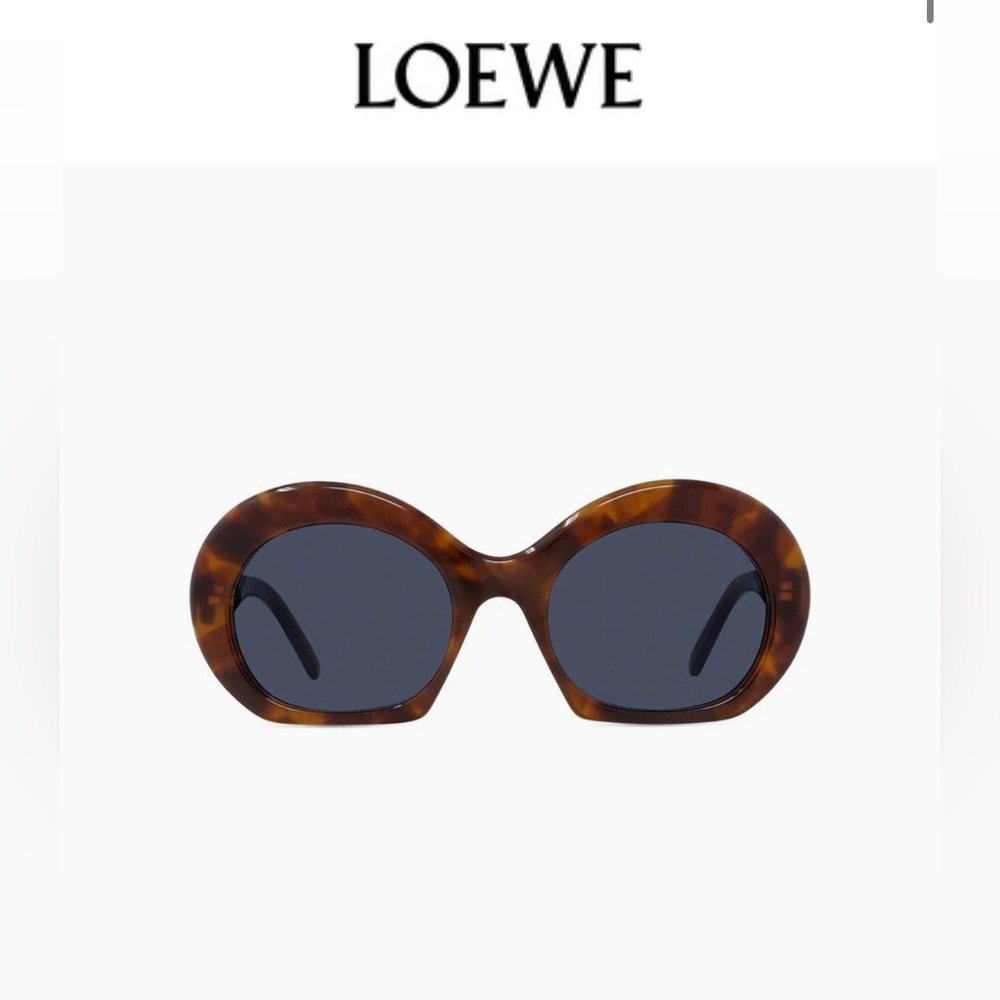 *SOLD* Loewe Curvy Havana Half moon Sunglasses